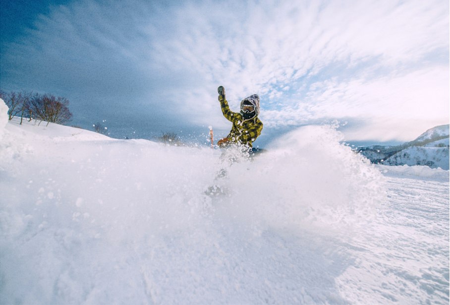 100%天然の極上パウダースノー